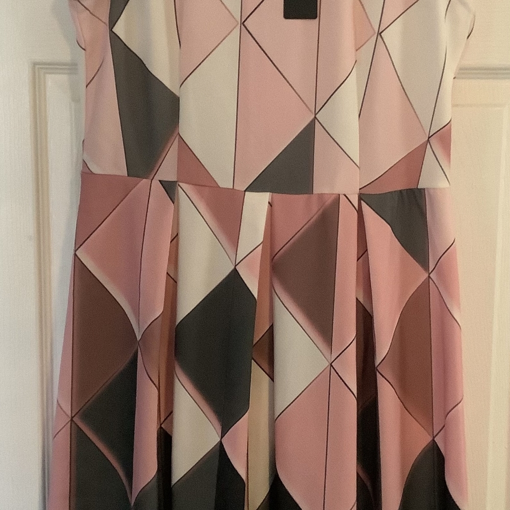 Multi color plaid dress